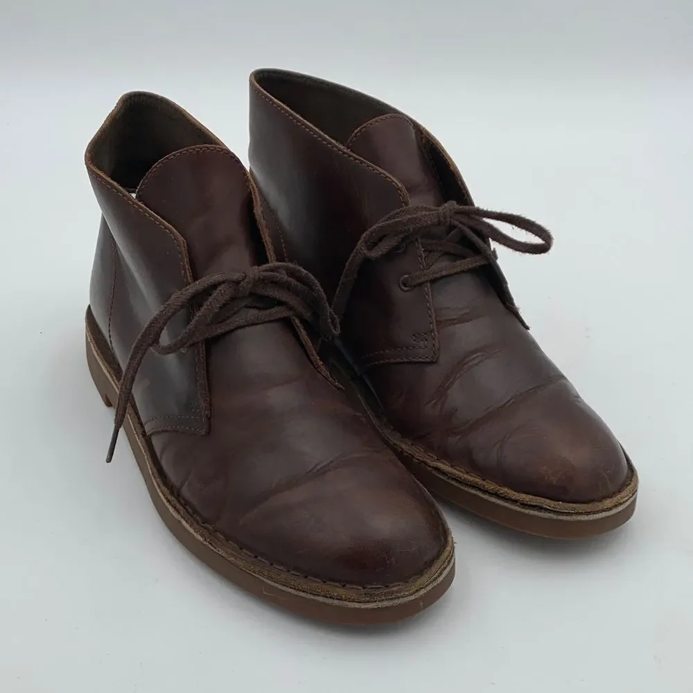 Clarks Originals Desert Boots Beeswax Brown Leather Chukka Men’s